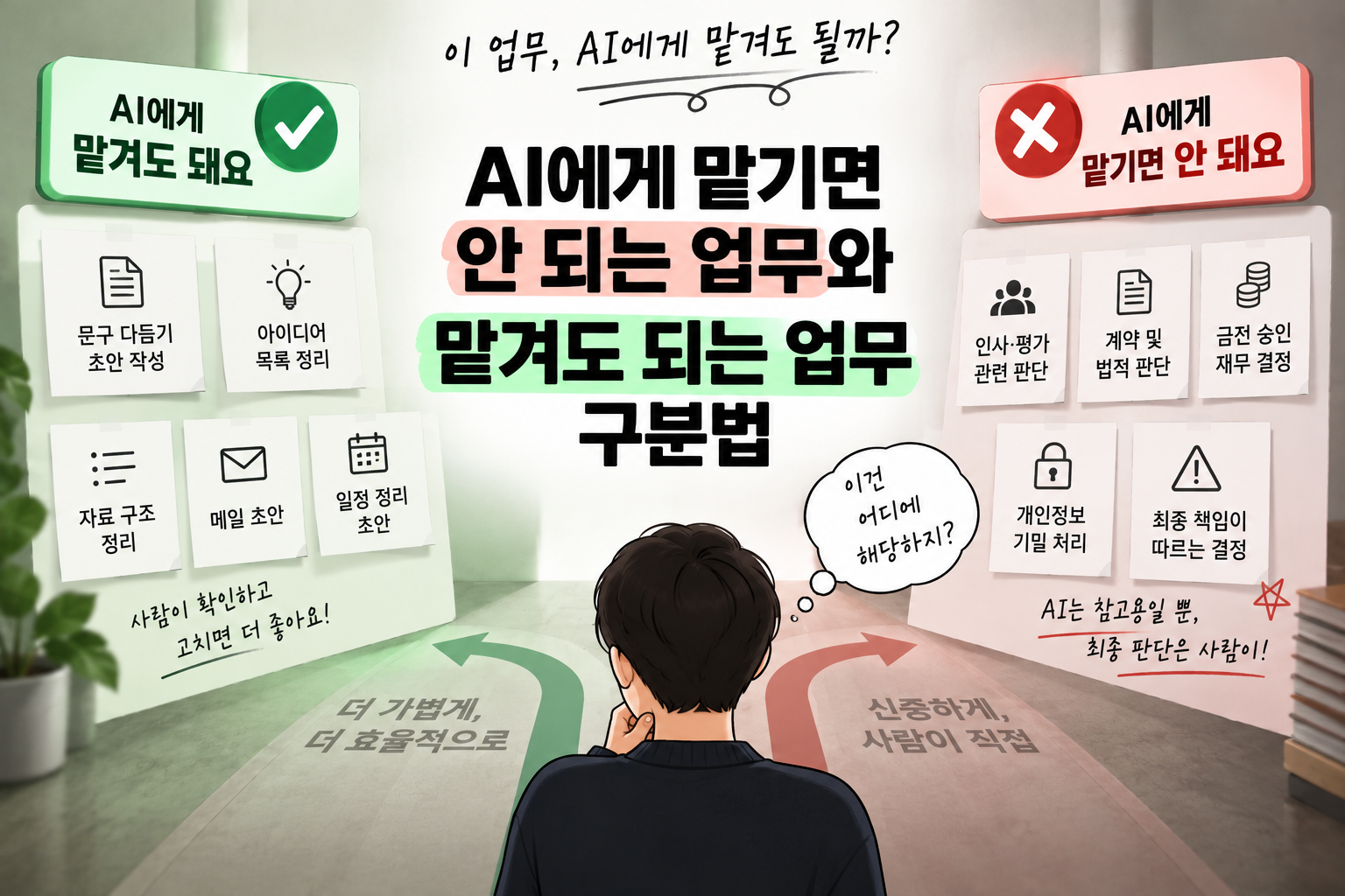 AI 업무 위임 판단 가이드