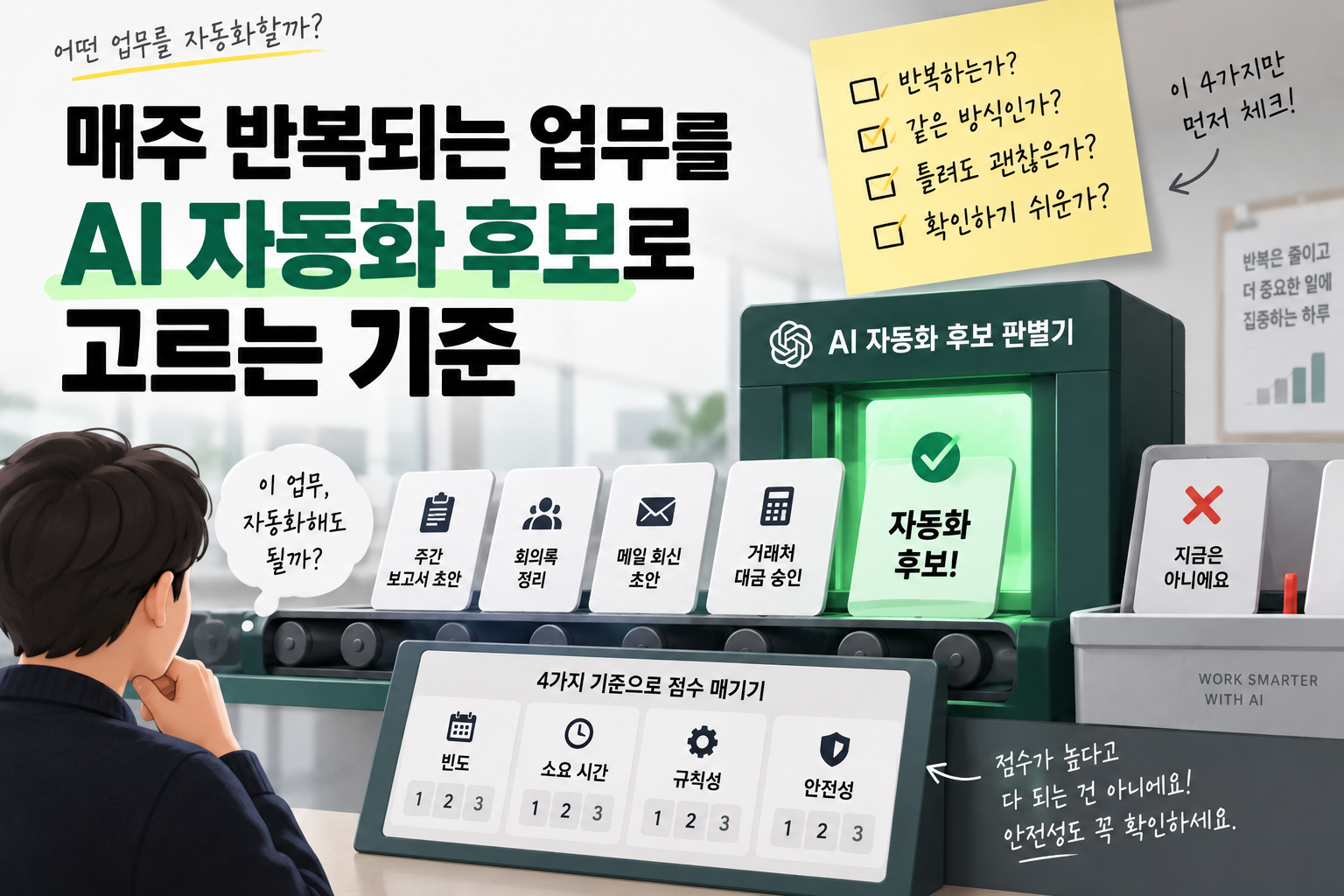 반복 업무 AI 자동화 판별 가이드